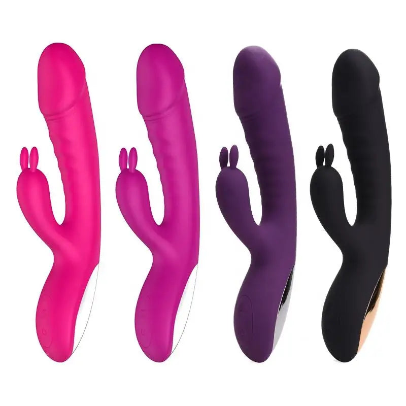 Cheapest Hot Style G Spot Women Pussy Massager Silicone Rabbit Dildo Vaginal Vibrator Toys for Woman luvshop24