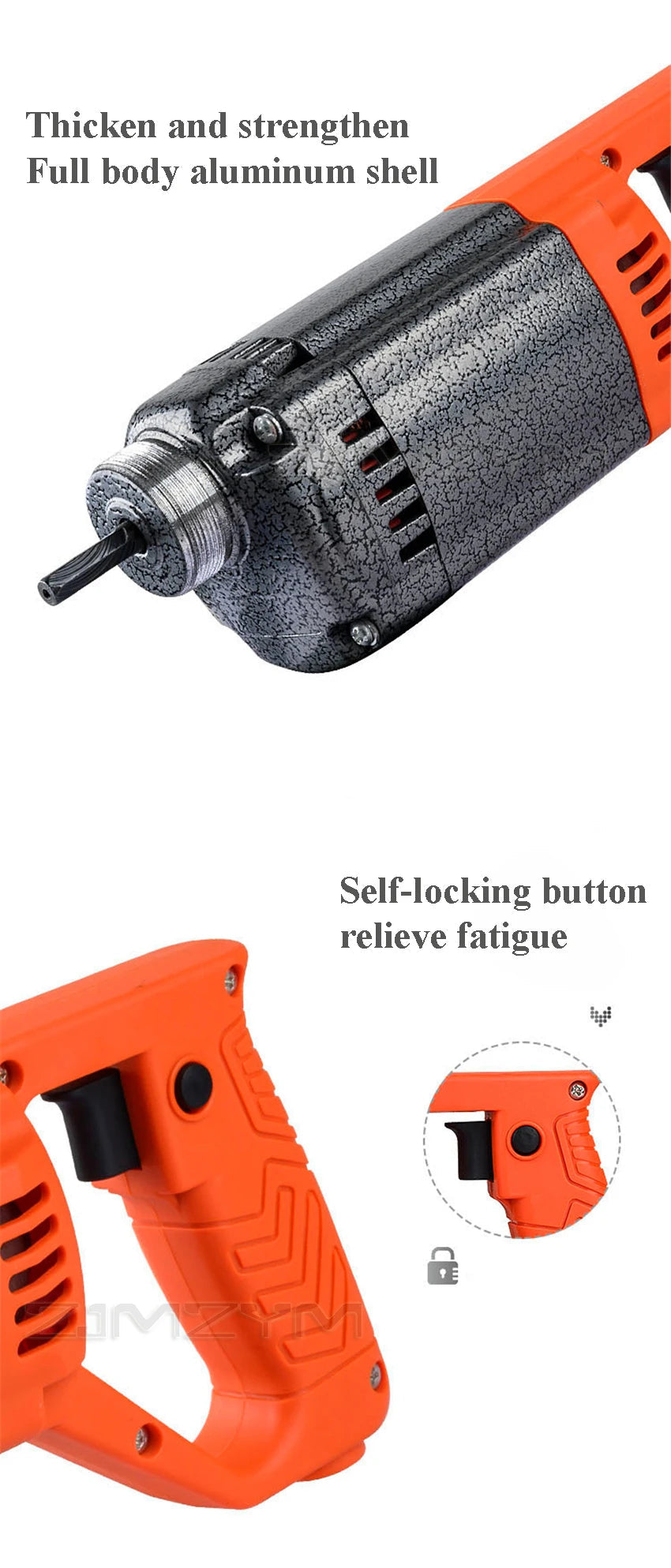 Z1D-50-1L 220V 1250W Hand-held Concrete Vibrator + 1.5M Vibrating Spear Industrial Portable Plug-in Vibrator Concrete Vibrator luvshop24