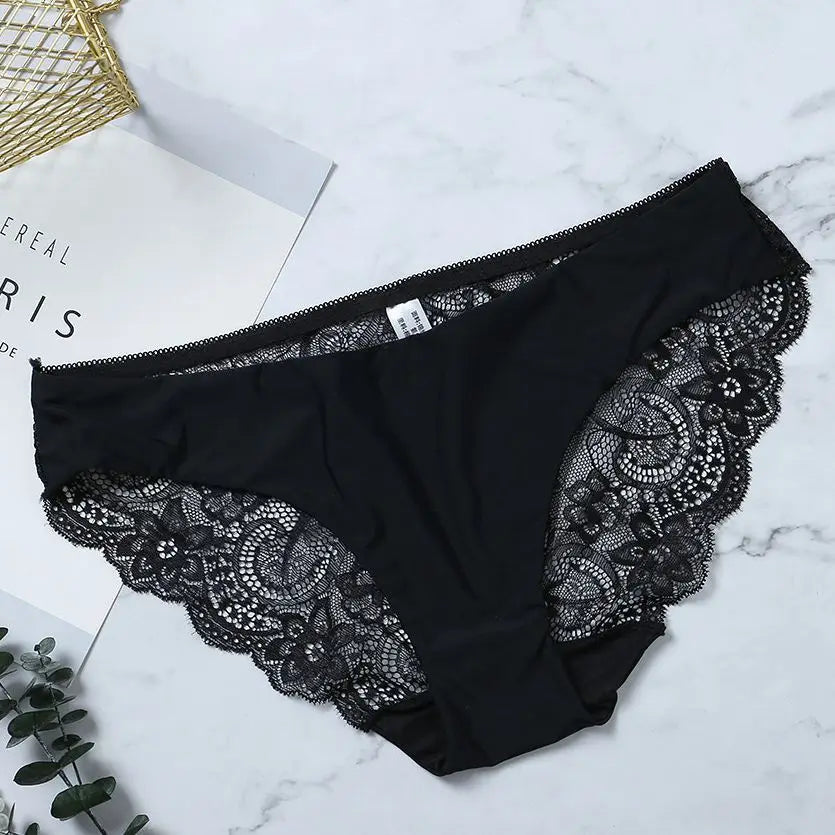 Lace Panties Female Underpants Sexy Panties For Women Briefs Underwear Comfortable Ladies Pantys Lingerie 13 Solid Color luvshop24