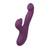 Triple Vibrating Dildo Heating Pulsating Female Vibrator Stimulator Clit G Spot Clitoral Thumping Rabbit Vibrator for Women luvshop24