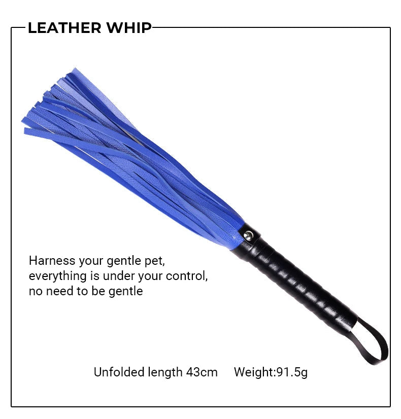 2022 New 9 Piece Sexuels Bondage Leather Restraint Set Erotic Nurse Role Flirting Suits Bdsm Adult Cos Games luvshop24