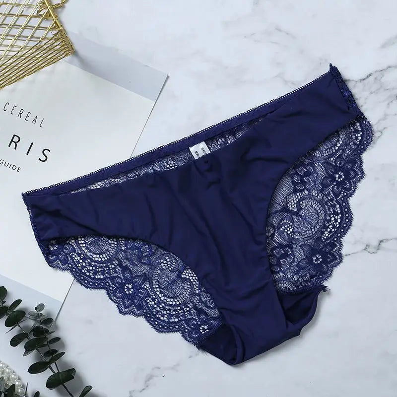 Lace Panties Female Underpants Sexy Panties For Women Briefs Underwear Comfortable Ladies Pantys Lingerie 13 Solid Color luvshop24