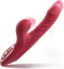 Female Masturbation G Spot Tapping Rabbit Vibrator Vaginal Clitoral Stimulator Thrusting Dildos Insertion Vibrator for Women luvshop24