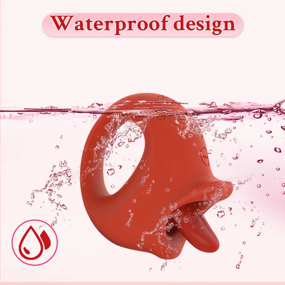 Factory Wholesale Honey Tongue 10 Licking Modes Vibrator Tongue Vibrator Female Erotic Adult Products luvshop24