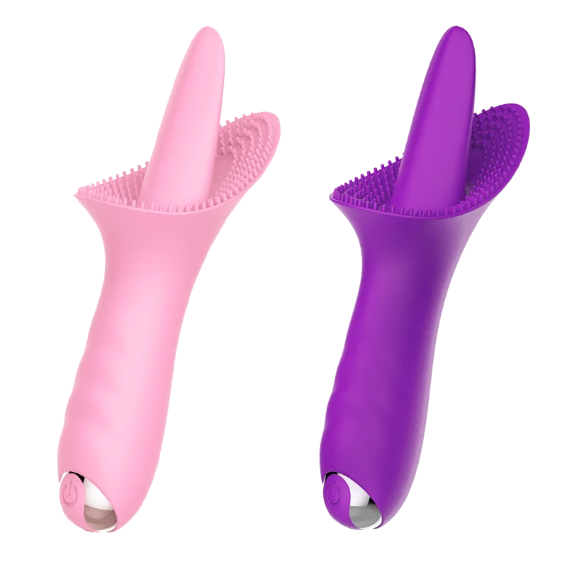 Nipple Clitoris Stimulation Tongue Licking for Wome Silicone Vibrator Female Tongue Licking Toy Tongue Clitoris Massage Tool luvshop24