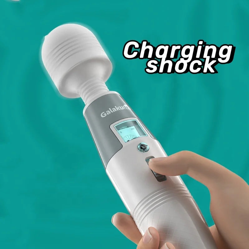 LED Display Av Wand Massager Vibrator Full Body Clitoris Stimulation for Women Big Magic Wand luvshop24