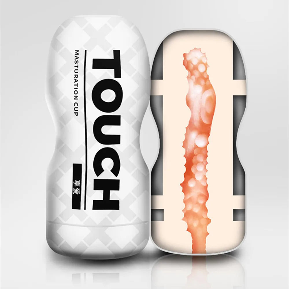 Male Masturbator Cup Soft Pussy Sex Toys Transparent Vagina Adult Endurance Exercise Products Vacuum Pocket Cup Sex Toys for Men luvshop24
