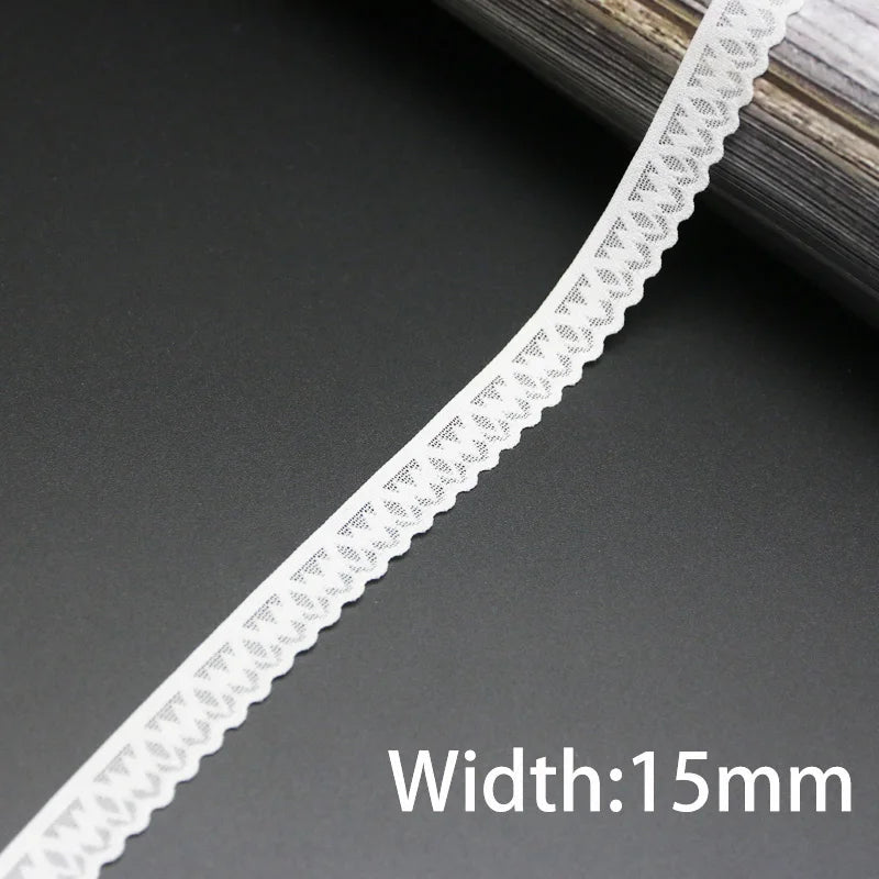 (5 meters/lot) white elastic lace Fabric underwear stretch laces Trim DIY Crafts Sewing luvshop24