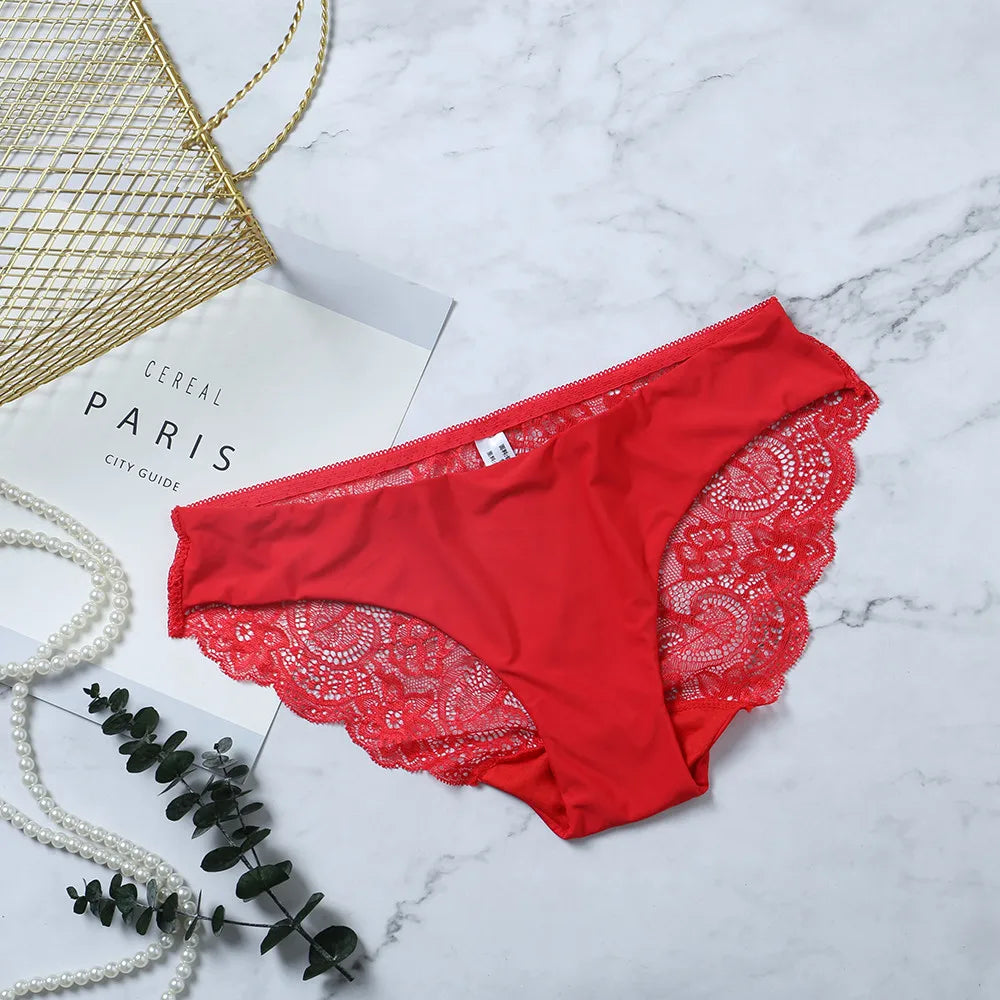 Lace Panties Female Underpants Sexy Panties For Women Briefs Underwear Comfortable Ladies Pantys Lingerie 13 Solid Color luvshop24