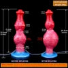 NNSX Dual Knot Dog Ejaculation Dildo With Inflatable Anal Plug Toys Animal Squirting Anal Dildos Erotic Products for Men Women luvshop24
