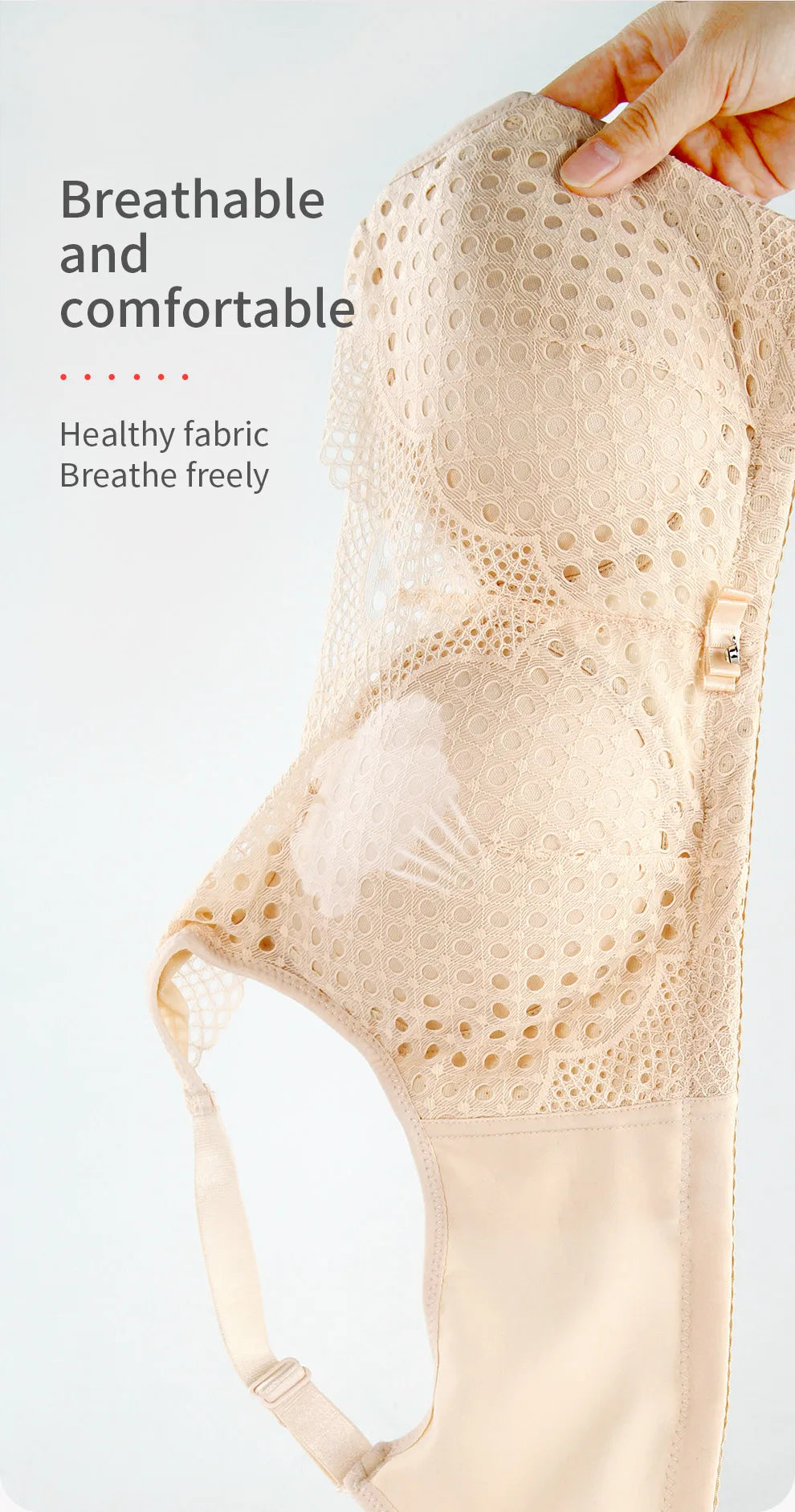 2048 Mastectomy Bras M L XL XXL XXXL One-piece Underwear Soft And Comfortable Silicone Breast Bra With Cotton Pockets luvshop24