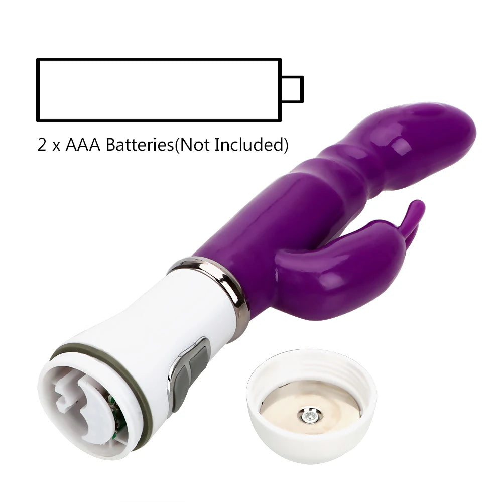 IKOKY Female Masturbator G-spot Massager Rabbit Vibrator Erotic Sex Toys For Women Clitoris Stimulator luvshop24