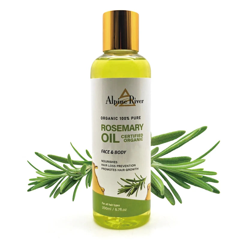 OEM Custom Private Label 100% Natural Herbal Organic Rosemary Hair Growth Oil Facial Treatment Anti-Acne Massage Oil luvshop24