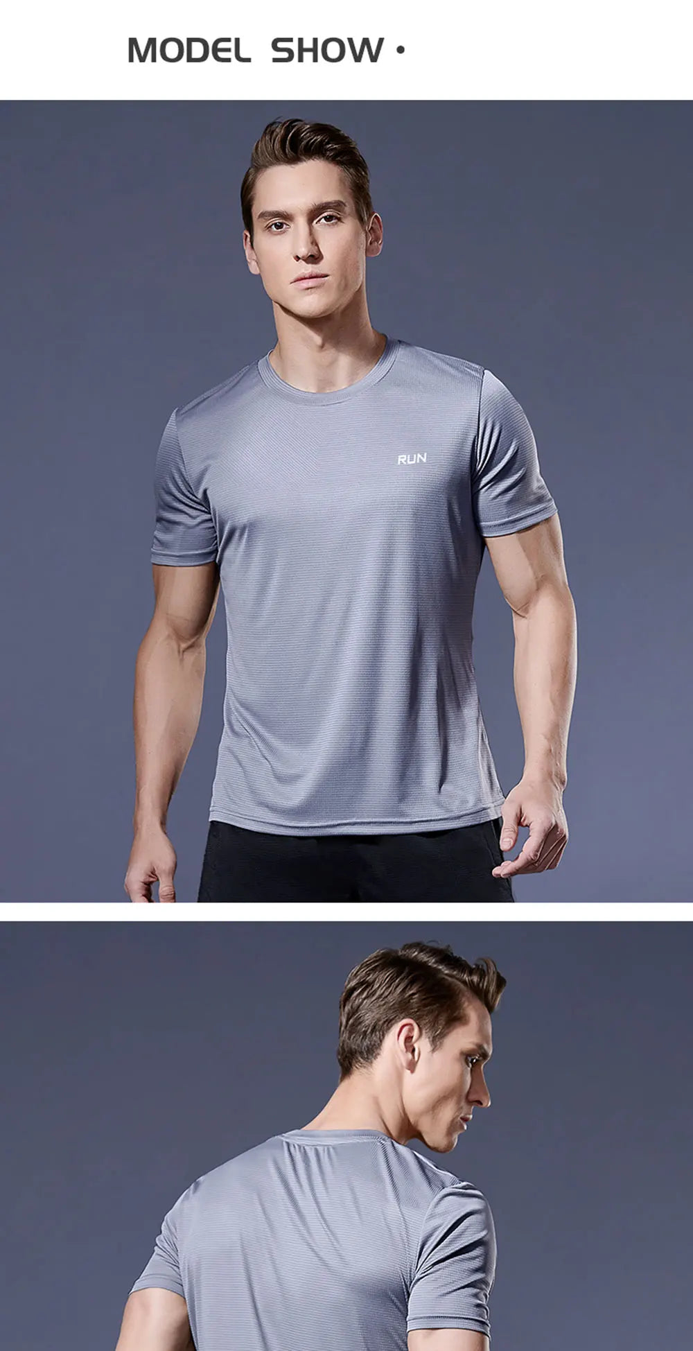 Sport Shirt 2024 Summer New 100% Polyester White Solid T Shirt Men Causal O-neck Basic T-shirt Male High Quality Running Tops luvshop24