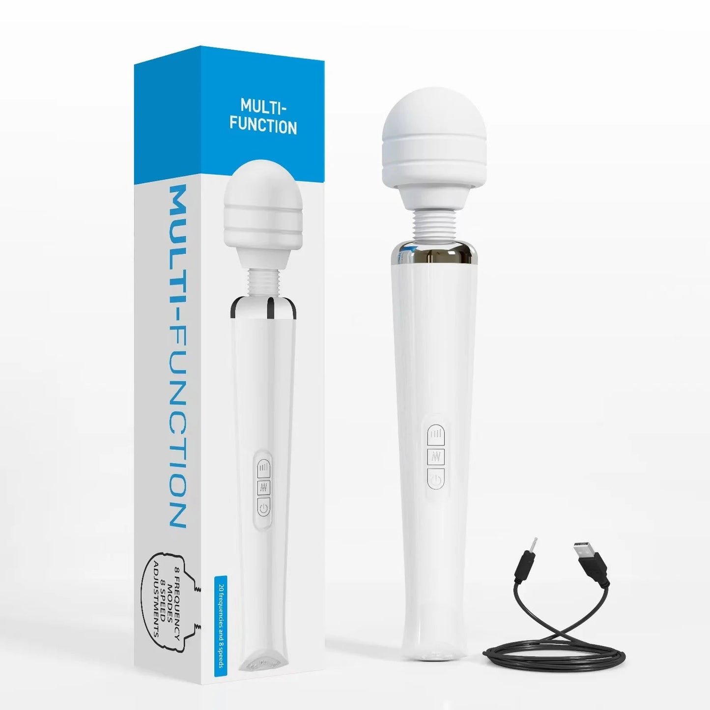 XIAER OEM/ODM Customized Large Magic AV Wand Vibrator Handheld Personal Body Wand Massager Plug luvshop24