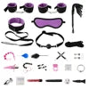 10 Pcs/set Products Erotic Adults Games Bdsm Bondage Set Handcuffs Nipple Clamps Gag Whip Rope Toys for Couples luvshop24