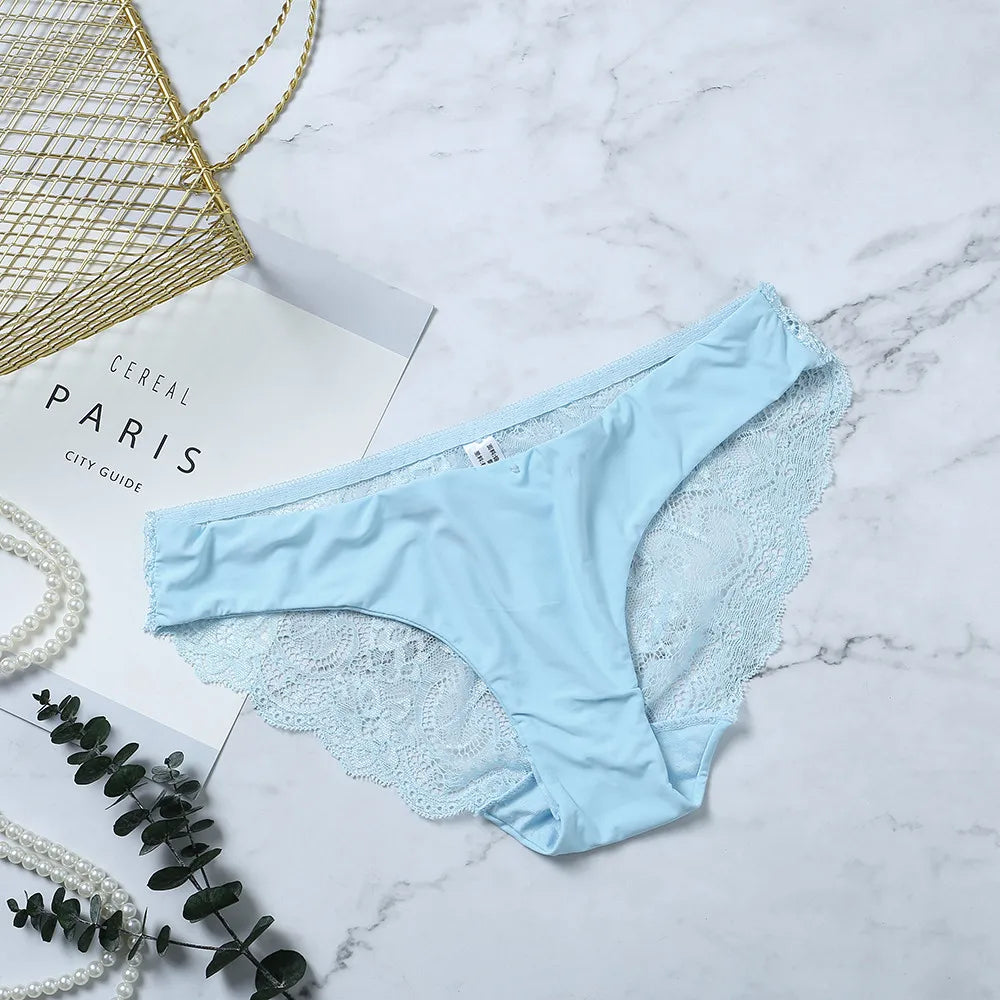 Lace Panties Female Underpants Sexy Panties For Women Briefs Underwear Comfortable Ladies Pantys Lingerie 13 Solid Color luvshop24
