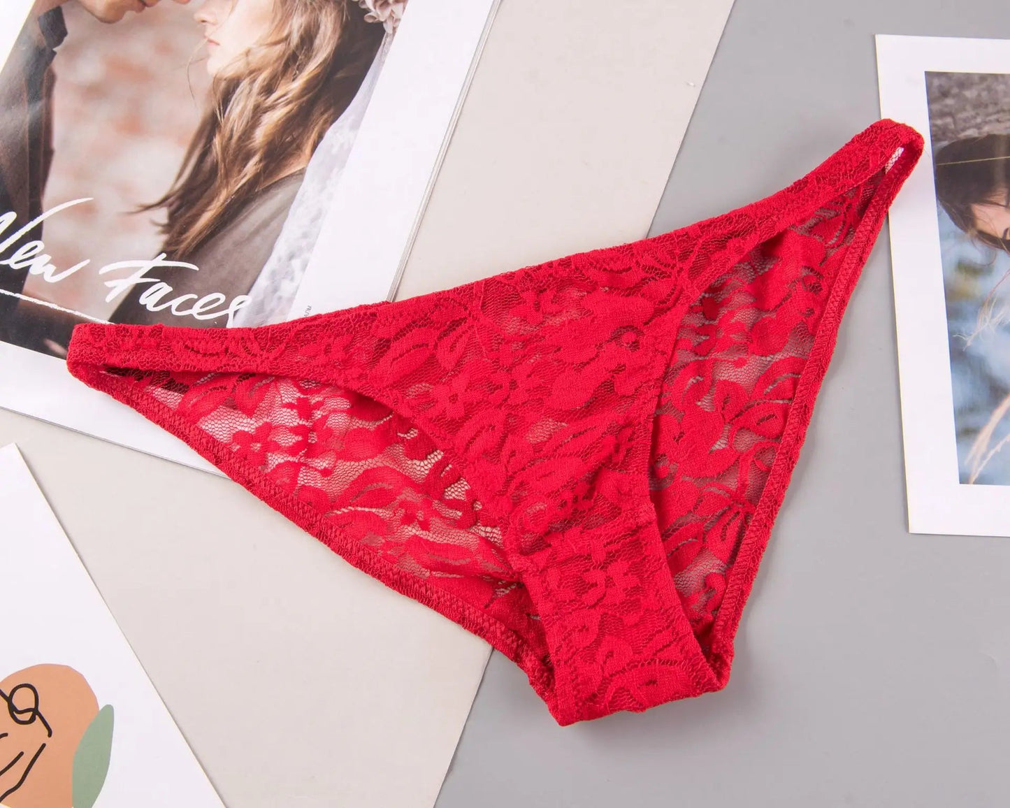 Women's Underwear Sexy Lace Panties Fashion Transparent Comfortable Briefs Low Waist Seamless Underpants Female Sexy Lingerie luvshop24