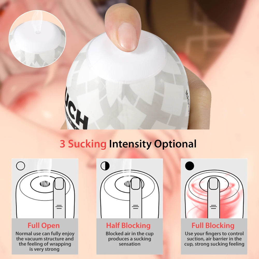Male Masturbator Cup Soft Pussy Sex Toys Transparent Vagina Adult Endurance Exercise Products Vacuum Pocket Cup Sex Toys for Men luvshop24
