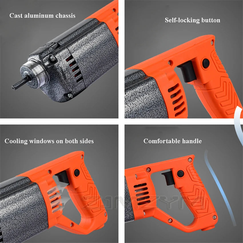 Z1D-50-1L 220V 1250W Hand-held Concrete Vibrator + 1.5M Vibrating Spear Industrial Portable Plug-in Vibrator Concrete Vibrator luvshop24