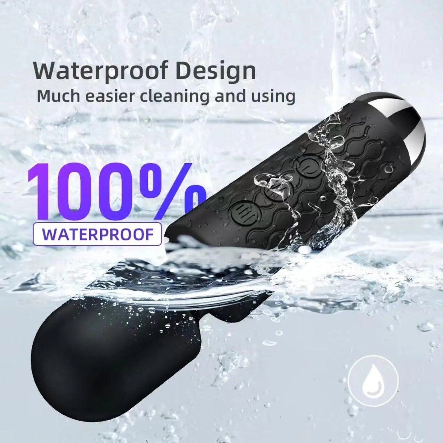 USB Rechargeable Personal Body Wellness Wand Massager Stick Vibrator Powerful G-Spot Mini AV Wand Vibrator for Women Masturbator luvshop24