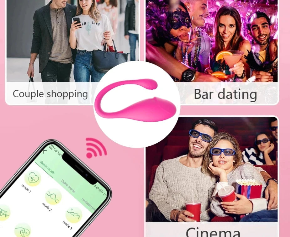 Factory Vibrating with APP Controlled Vibrator Wearable Kegel Ball App Vibrator for Women luvshop24