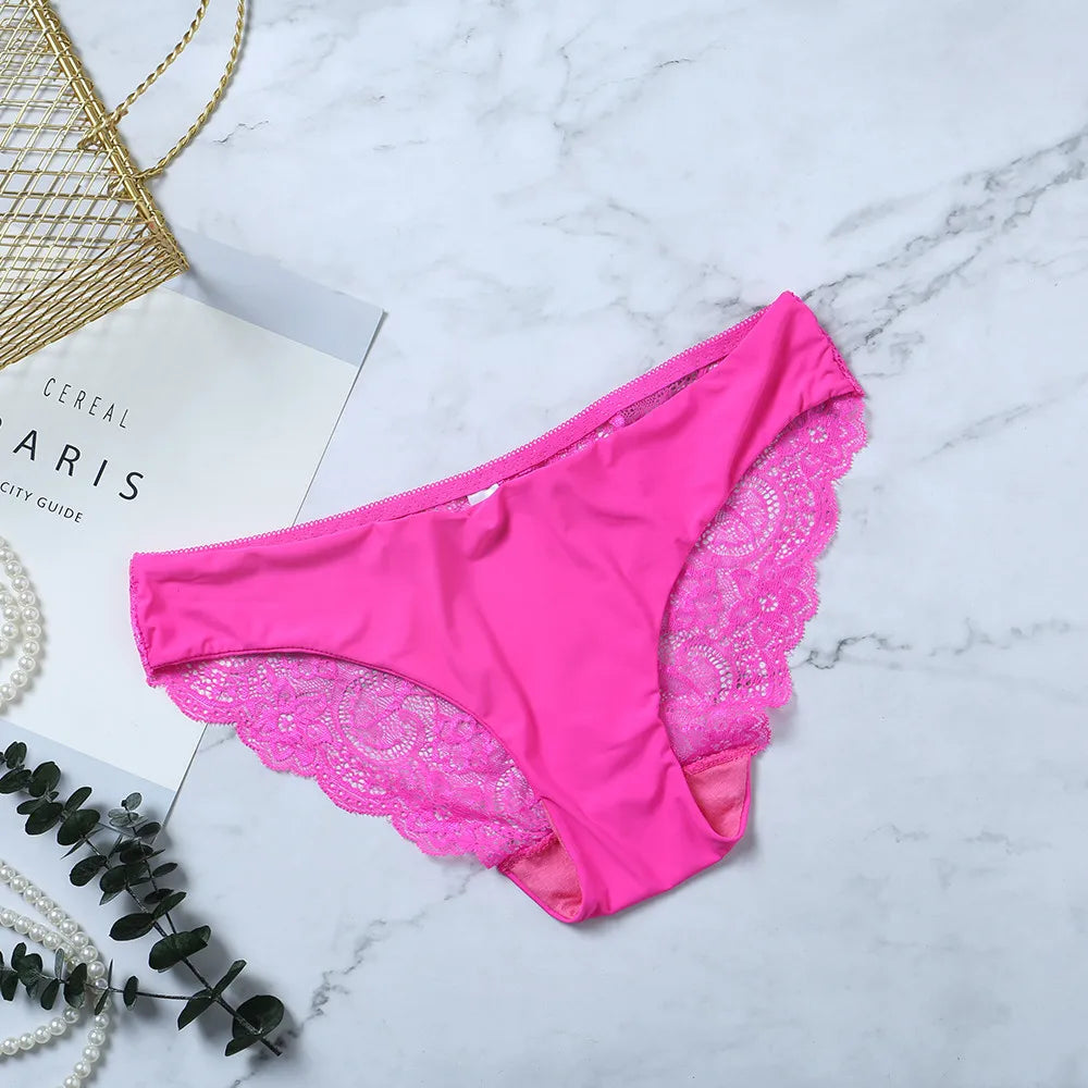 Lace Panties Female Underpants Sexy Panties For Women Briefs Underwear Comfortable Ladies Pantys Lingerie 13 Solid Color luvshop24