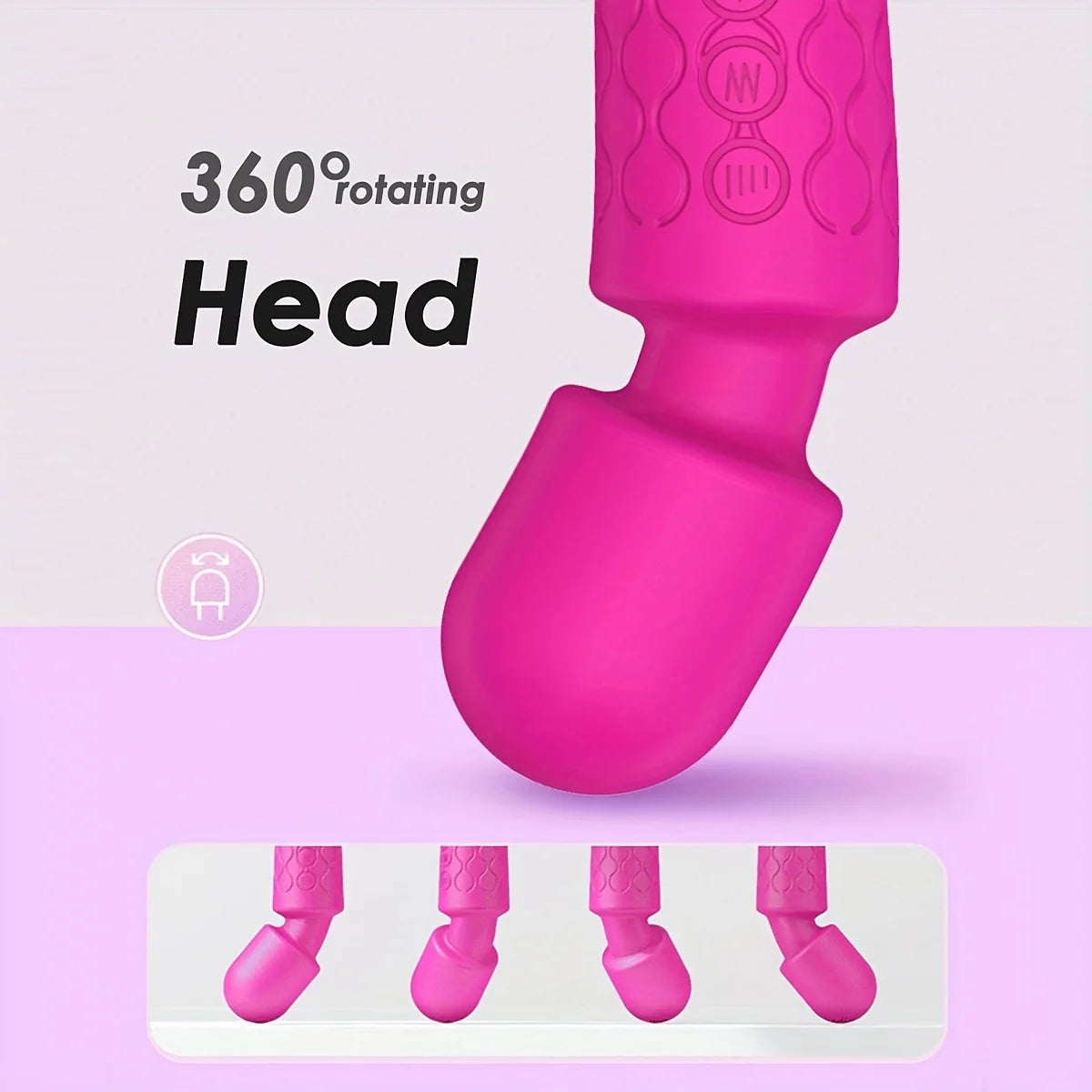 Cheaper Price USB Charge Portable Powerful Personal Mini Wand Massager Vibrator Waterproof Electric Mini Massager for Women luvshop24