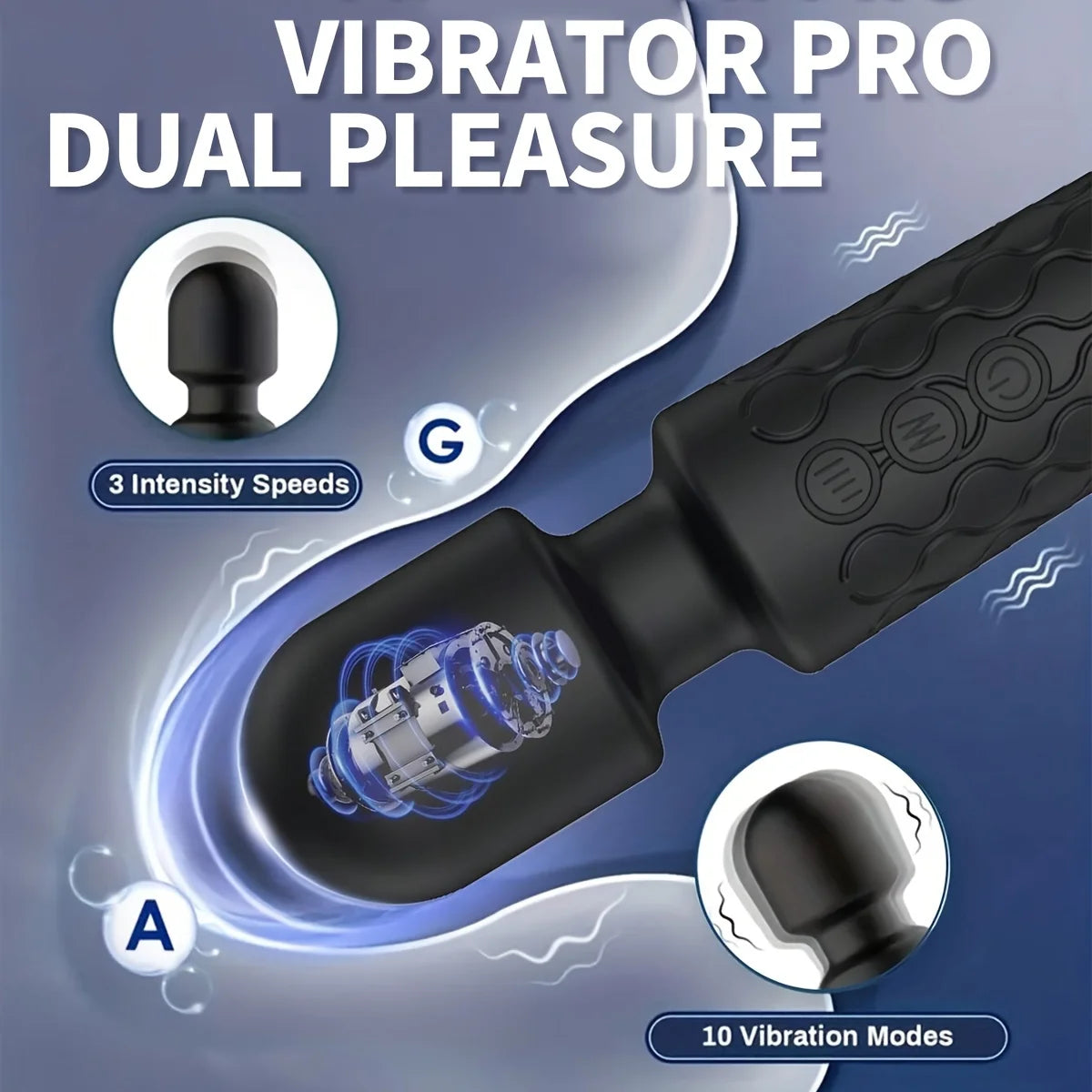 Cheaper Price USB Charge Portable Powerful Personal Mini Wand Massager Vibrator Waterproof Electric Mini Massager for Women luvshop24
