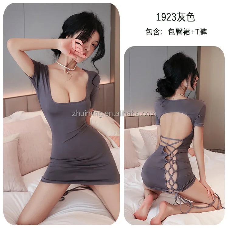 Fashion Erotic Lingerie Leopard Print Women Sexy Outfit luvshop24