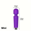 Cheaper Price USB Charge Portable Powerful Personal Mini Wand Massager Vibrator Waterproof Electric Mini Massager for Women luvshop24