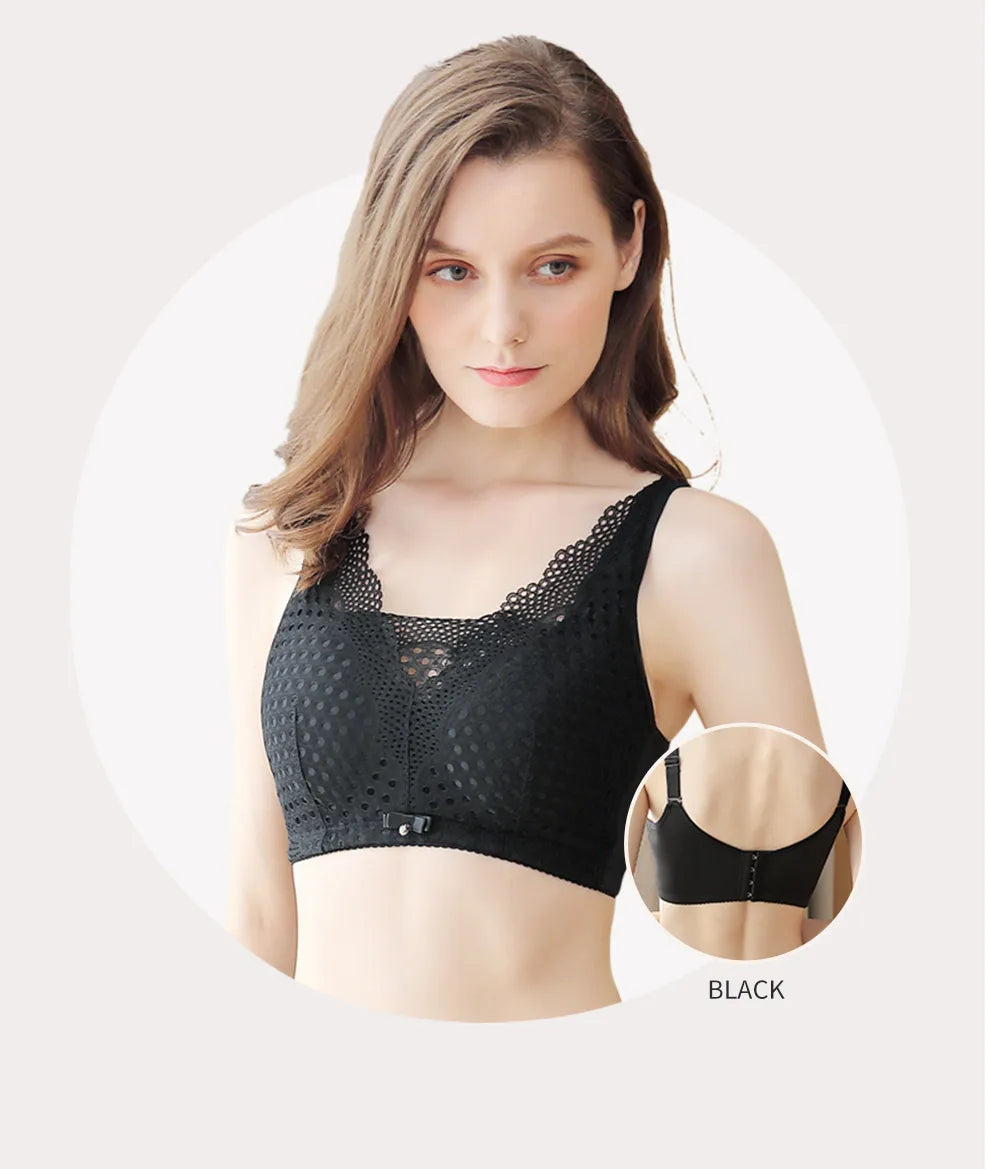 2048 Mastectomy Bras M L XL XXL XXXL One-piece Underwear Soft And Comfortable Silicone Breast Bra With Cotton Pockets luvshop24