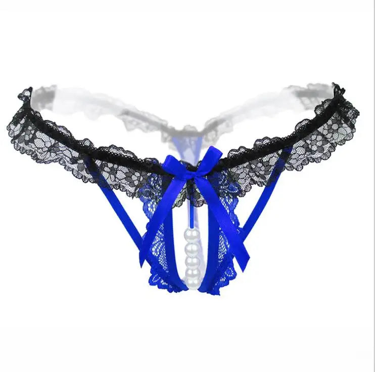Lynmiss Women's Panties Underwear For Sexy Pearl Lingerie Women Lace Panties Erotic Underwear Briefs Sexy Apparel Erotic luvshop24