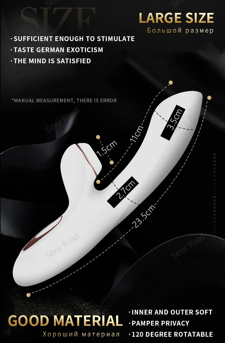 German satisfyer 10 Speed Sucking Vibrators G spot Clit Stimulation Silicone Vibration Nipple Sucker dildo UYO rabbit vibrator luvshop24