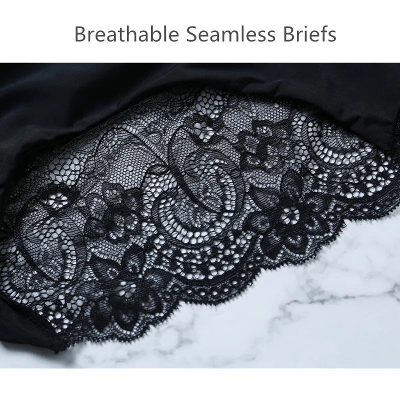 Lace Women's Panties Sexy Female Underwear Seamless Ladies Briefs Low-rise Lingerie Soild Panty Girls Briefs Tangas Slip Femme luvshop24