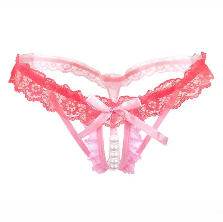 Lynmiss Women's Panties Underwear For Sexy Pearl Lingerie Women Lace Panties Erotic Underwear Briefs Sexy Apparel Erotic luvshop24