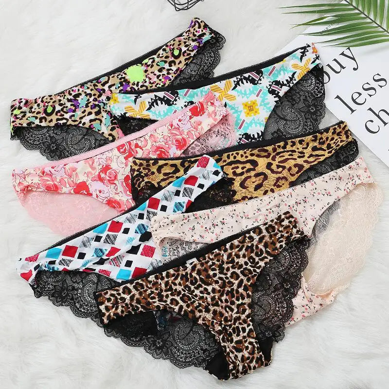 Lace Women's Panties Sexy Female Underwear Seamless Ladies Briefs Low-rise Lingerie Soild Panty Girls Briefs Tangas Slip Femme luvshop24