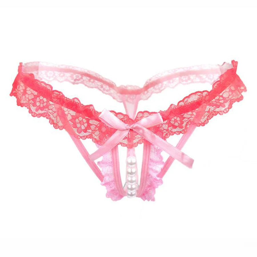 Lynmiss Women's Panties Underwear For Sexy Pearl Lingerie Women Lace Panties Erotic Underwear Briefs Sexy Apparel Erotic luvshop24