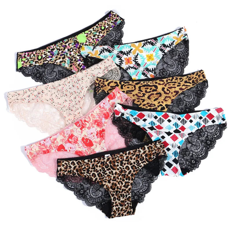 Lace Women's Panties Sexy Female Underwear Seamless Ladies Briefs Low-rise Lingerie Soild Panty Girls Briefs Tangas Slip Femme luvshop24