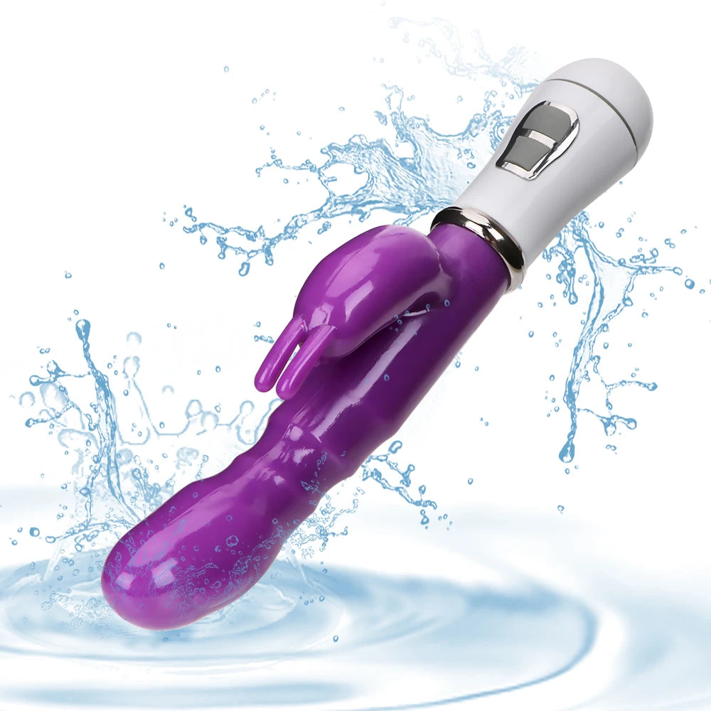 IKOKY Female Masturbator G-spot Massager Rabbit Vibrator Erotic Sex Toys For Women Clitoris Stimulator luvshop24