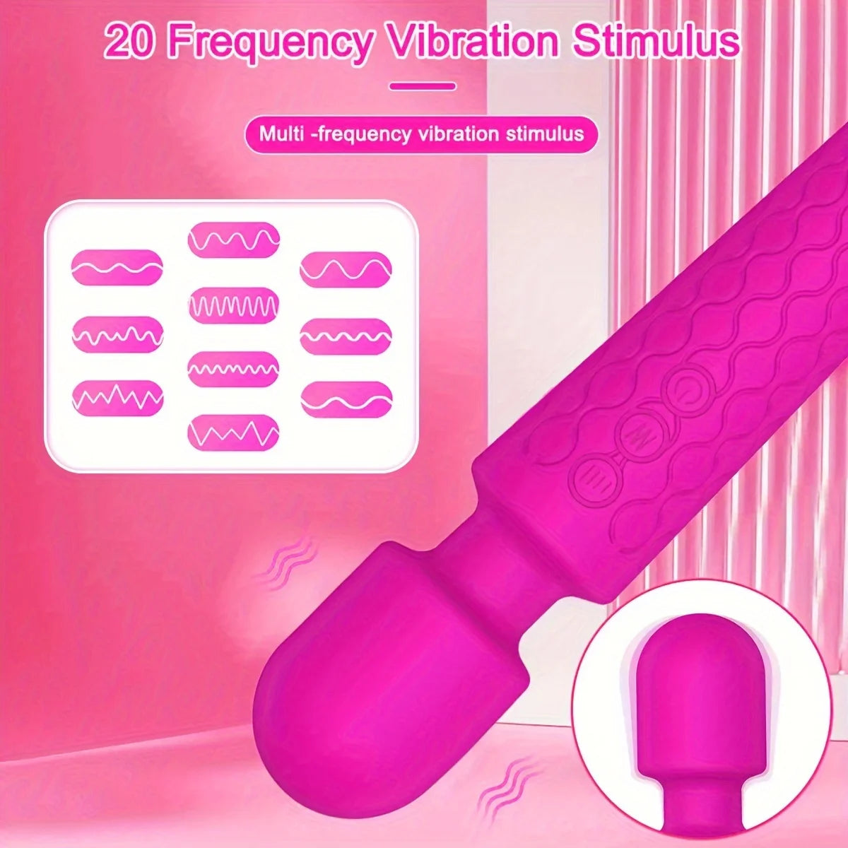 Cheaper Price USB Charge Portable Powerful Personal Mini Wand Massager Vibrator Waterproof Electric Mini Massager for Women luvshop24