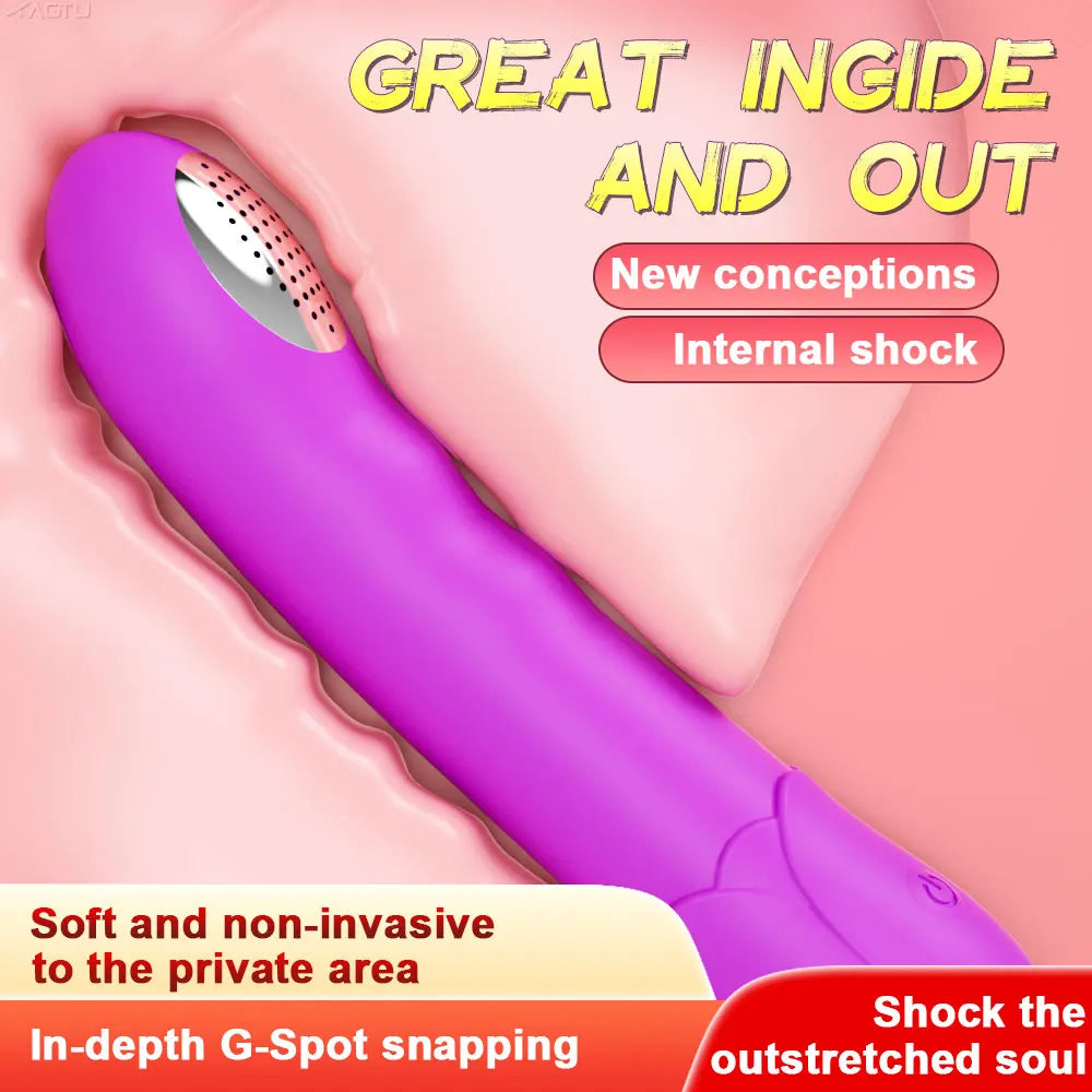 Wireless Av Wand Massager Clitoral Vagina and Anal Stimulation for Girls with Shower Head Soft Silicone Vibrator luvshop24