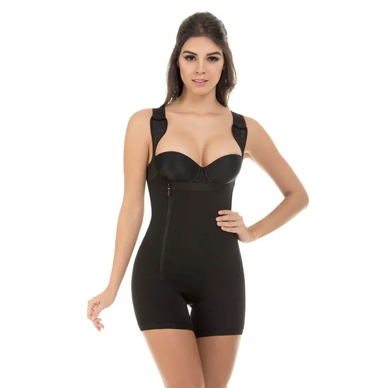 Zip Waist Lace Slimming Shaper Corset Control Shapewear Butt Lifter Strap Body Shaper Underwear Bodysuit Women Plus Size S-6xl luvshop24