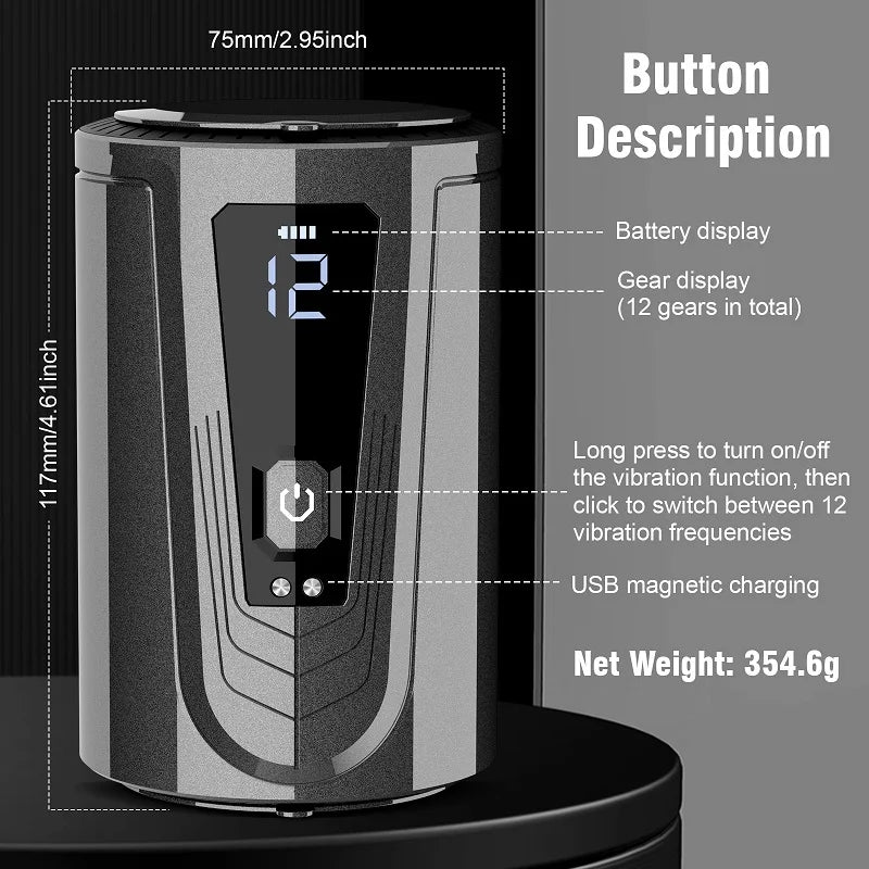 Automatic Male Masturbators Electric Vibrating Male Masturbator Machine for Man Masturbation Cup Erotic Toys luvshop24