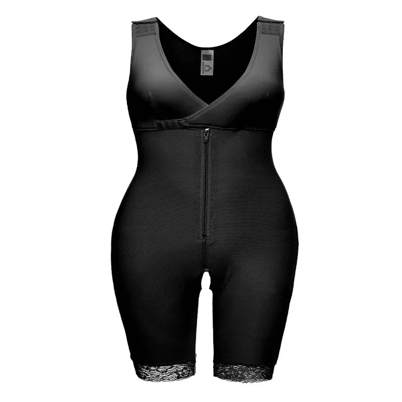 Zip Waist Lace Slimming Shaper Corset Control Shapewear Butt Lifter Strap Body Shaper Underwear Bodysuit Women Plus Size S-6xl luvshop24
