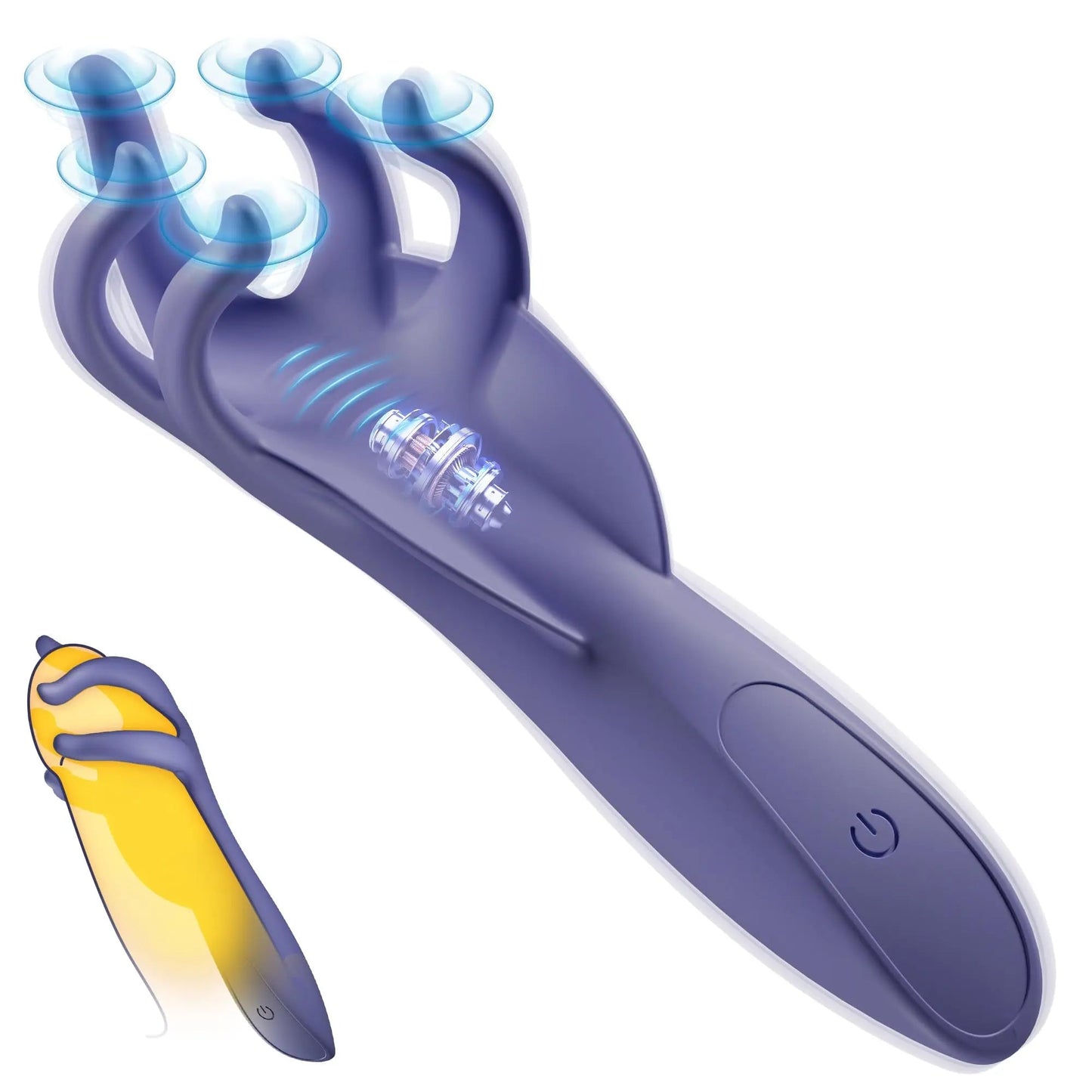Men Masturbation Toys 30 Vibrating Penis Training Vibrator Male Masturbator With Clamping Pulse Vibration Handhold Glans luvshop24