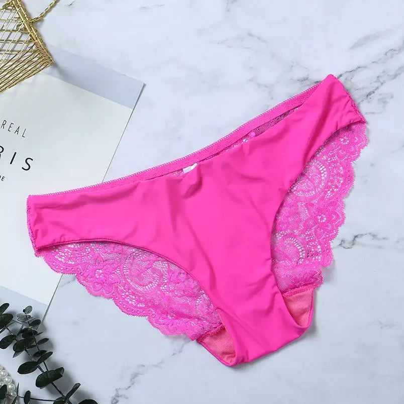 Lace Panties Female Underpants Sexy Panties For Women Briefs Underwear Comfortable Ladies Pantys Lingerie 13 Solid Color luvshop24