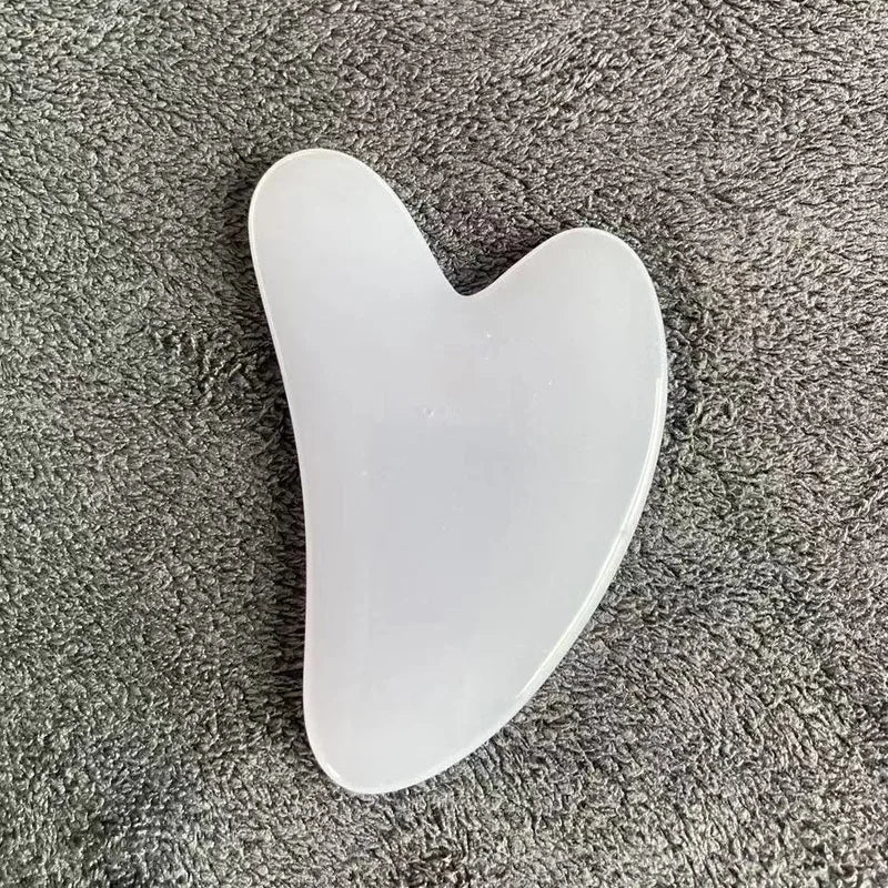 1Pcs Beeswax Guasha Scraping Massage Scraper Face Massager Acupuncture Gua Sha Board Acupoint Face Eye Care SPA Massage Tool luvshop24