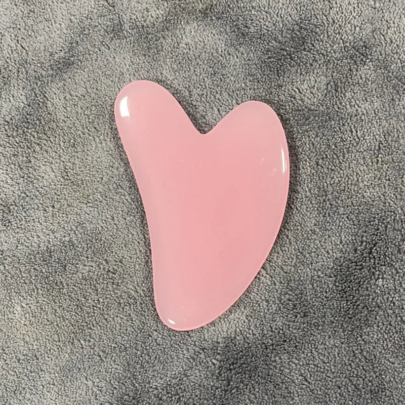 1Pcs Beeswax Guasha Scraping Massage Scraper Face Massager Acupuncture Gua Sha Board Acupoint Face Eye Care SPA Massage Tool luvshop24