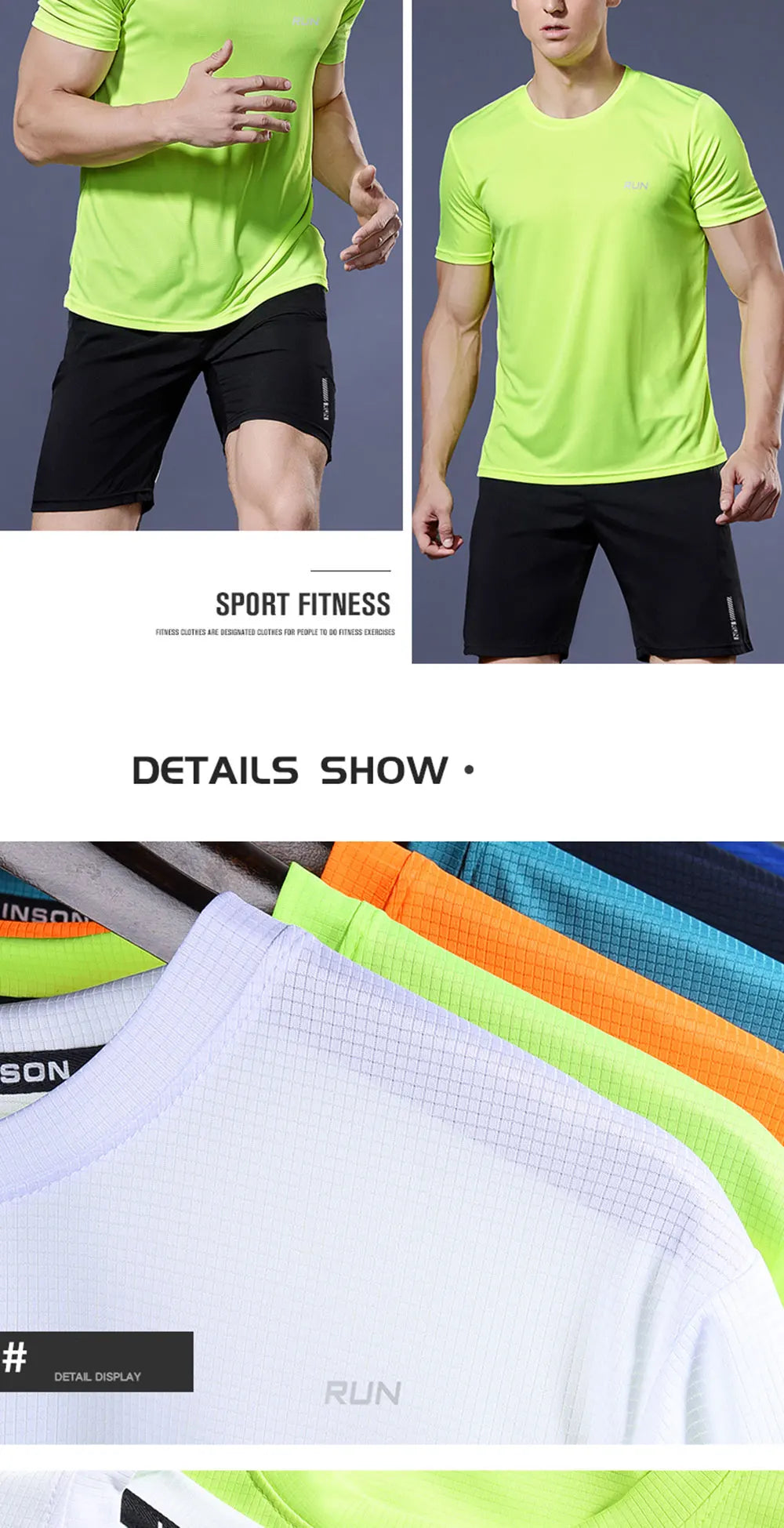 Sport Shirt 2024 Summer New 100% Polyester White Solid T Shirt Men Causal O-neck Basic T-shirt Male High Quality Running Tops luvshop24